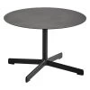 Hay Neu Low Tisch, 60 cm, Anthrazit -Lassen Sie Ihre Gartenmöbel fließen. HAY Neu Low Round Table dia60xH40 anthracite powder coated steel