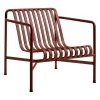 Hay Palissade Loungesessel, Niedrig, Rostrot 1 Hay Palissade Loungesessel, Niedrig, Rostrot -Lassen Sie Ihre Gartenmöbel fließen. HAY Palissade Lounge Chair Low iron red