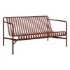 Hay Palissade Loungesofa, Rostrot -Lassen Sie Ihre Gartenmöbel fließen. HAY Palissade Lounge Sofa iron red