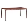 Hay Palissade Tisch, 170 X 90 cm, Rostrot -Lassen Sie Ihre Gartenmöbel fließen. HAY Palissade Table L170xW90xH75 iron red