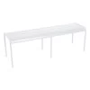 Luxembourg Bank, 145 Cm, Baumwollweiß -Lassen Sie Ihre Gartenmöbel fließen. LUXEMBOURG Bench 145cm 3 4 cotton white ee