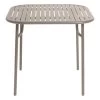 Week-end Tisch, 85 X 85 cm, Hellgrau -Lassen Sie Ihre Gartenmöbel fließen. M0741106 week end squarre table dune PF packshot 1 RVB