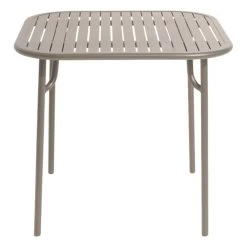 Week-end Tisch, 85 X 85 cm, Hellgrau