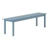 Muuto Linear Steel Bank, 170 cm, Blassblau