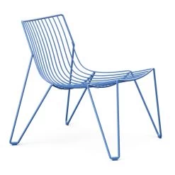 Tio Loungesessel, Overseas Blue -Lassen Sie Ihre Gartenmöbel fließen. Massproductions TioEasyChair overseas blue 4