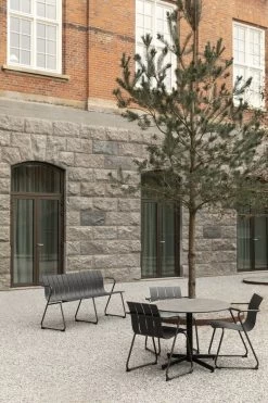 Mater Ocean Bank, Schwarz -Lassen Sie Ihre Gartenmöbel fließen. Mater MeroStudio 11