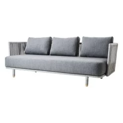 Moments 3-Sitzer-Sofa, Grau