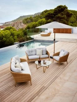 Ocean Loungesessel, Groß, Natur - Weißgrau -Lassen Sie Ihre Gartenmöbel fließen. Ocean large lounge 5 2