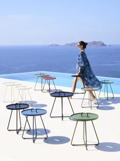 Tisch On-the-move, XS, Hellgrau -Lassen Sie Ihre Gartenmöbel fließen. On the move sidetabels model 1 f7