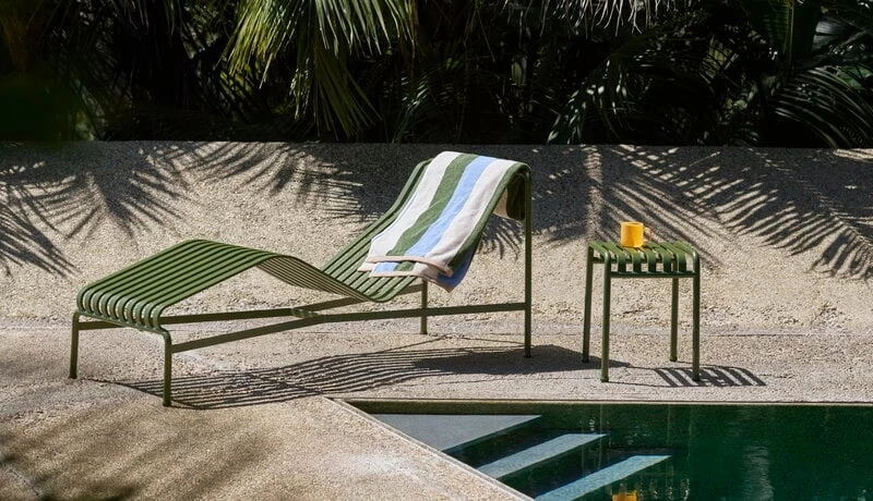 Hay Palissade Chaiselongue, Olivgrün 7 Hay Palissade Chaiselongue, Olivgrün – Bild 5