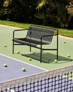 Hay Esszimmerbank Palissade, Anthrazit -Lassen Sie Ihre Gartenmöbel fließen. Palissade Dining Bench anthracite 01