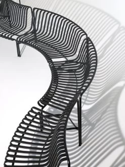 Hay Palissade Park Sitzbank-Erweiterung, Innen, Himmelgrau 11 Hay Palissade Park Sitzbank-Erweiterung, Innen, Himmelgrau -Lassen Sie Ihre Gartenmöbel fließen. Palissade Park Dining Bench In Out anthracite 05