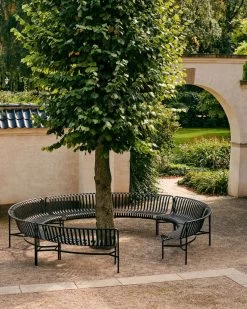 Hay Palissade Park Sitzbank-Erweiterung, Innen, Anthrazit 13 Hay Palissade Park Sitzbank-Erweiterung, Innen, Anthrazit -Lassen Sie Ihre Gartenmöbel fließen. Palissade Park Dining Bench In anthracite