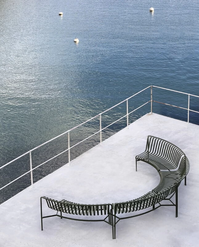 Hay Palissade Park Sitzbank-Erweiterung, Innen, Himmelgrau 8 Hay Palissade Park Sitzbank-Erweiterung, Innen, Himmelgrau – Bild 6