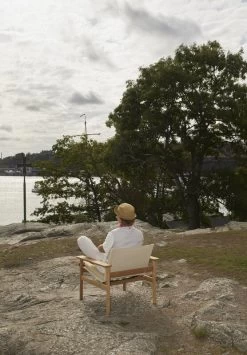 Skagerak Pelago Loungesessel, Sandbeige -Lassen Sie Ihre Gartenmöbel fließen. Pelago STCKHLM 25