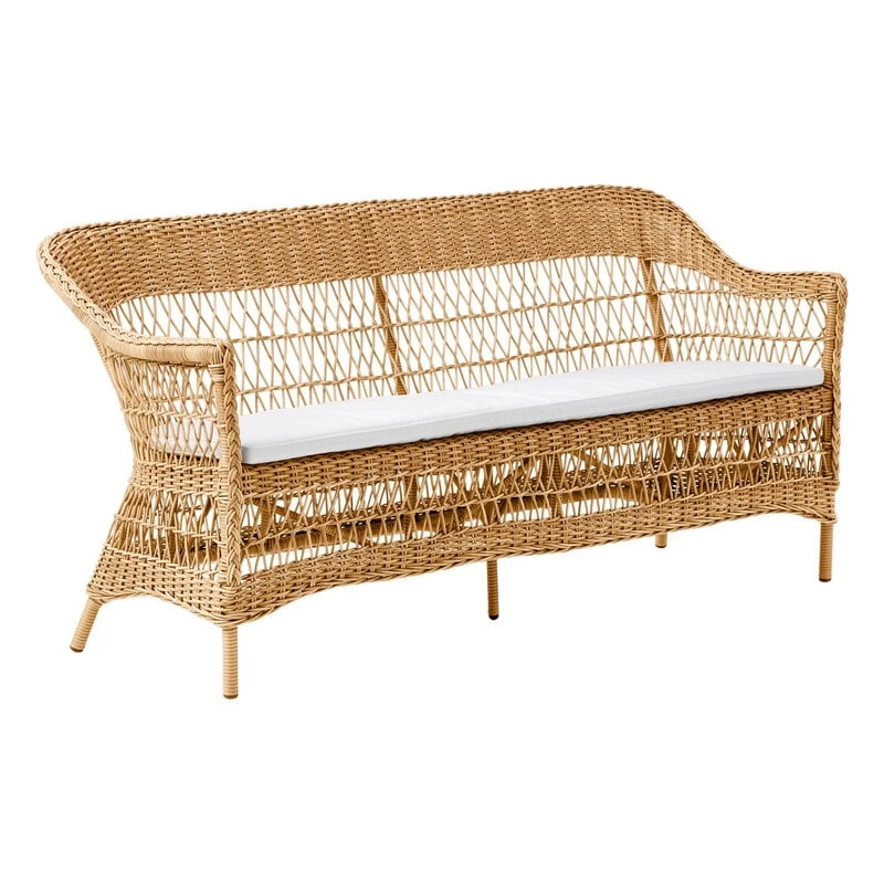 Charlot 3-Sitzer-Sofa, Natur – Weiß 3 Charlot 3-Sitzer-Sofa, Natur – Weiß