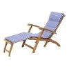 Skagerak Barriere Deck Chair Cushion, Sea Blue Stripe -Lassen Sie Ihre Gartenmöbel fließen. Skagerak SR1961053 1 ta