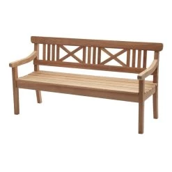 Skagerak Drachmann Bench 165 Cm, Teak -Lassen Sie Ihre Gartenmöbel fließen. Skagerak SRS1040510 1 ta