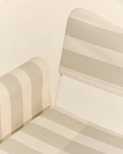 Gubi Tropique Stuhl, Klassisches Weiß - Leslie Stripe 20 -Lassen Sie Ihre Gartenmöbel fließen. Tropique 3