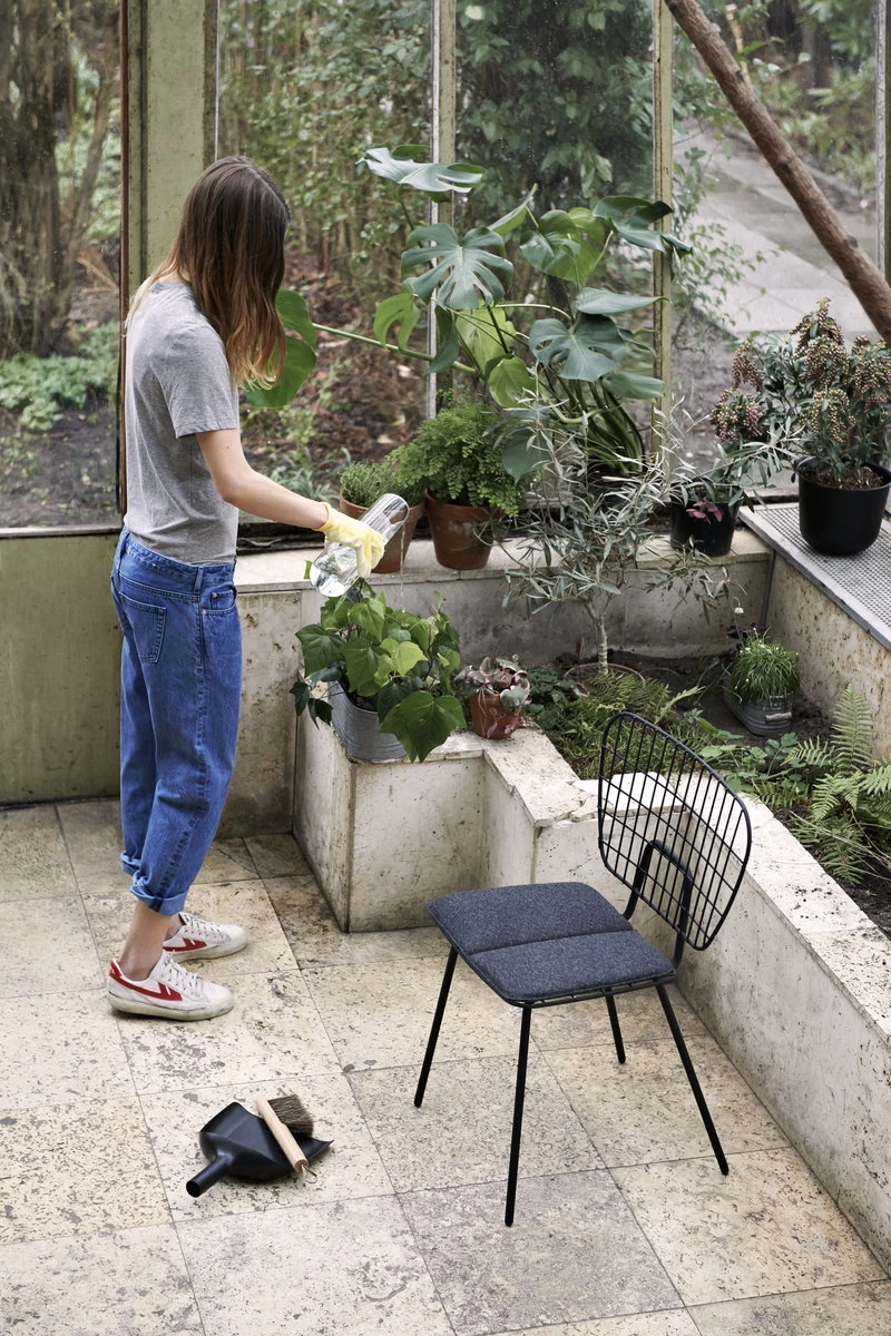 Menu Wire Blumentopf, Schwarz 8 Menu Wire Blumentopf, Schwarz – Bild 6