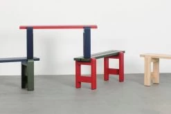 Hay Weekday Duo Bank, 111 x 23 cm, Stahlblau - Olivgrün 11 Hay Weekday Duo Bank, 111 x 23 cm, Stahlblau - Olivgrün -Lassen Sie Ihre Gartenmöbel fließen. Weekday Bench Duo family 2