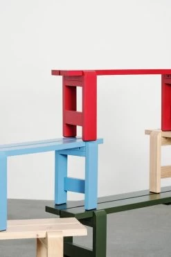 Hay Weekday Bank, 111 x 23 cm, Weinrot 11 Hay Weekday Bank, 111 x 23 cm, Weinrot -Lassen Sie Ihre Gartenmöbel fließen. Weekday Bench family detail 1