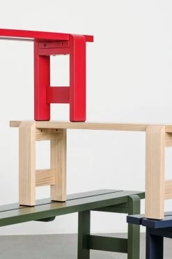 Hay Weekday Bank, 111 x 23 cm, Weinrot 12 Hay Weekday Bank, 111 x 23 cm, Weinrot -Lassen Sie Ihre Gartenmöbel fließen. Weekday Bench wine red olive wb lacquer pinewood 4