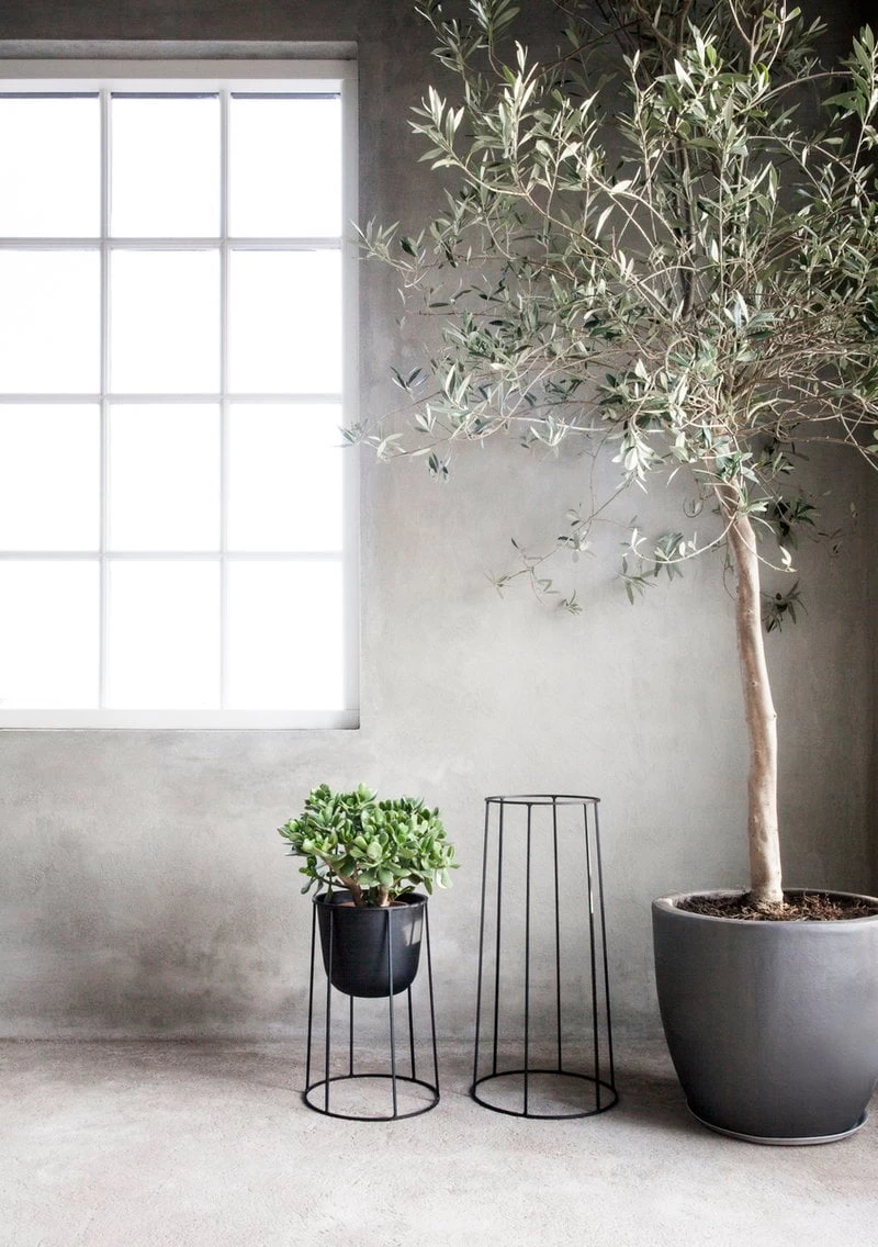 Menu Wire Blumentopf, Schwarz 4 Menu Wire Blumentopf, Schwarz – Bild 2