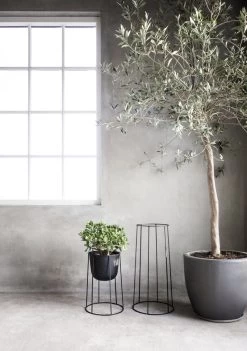 Menu Wire Gestell, Groß, Schwarz -Lassen Sie Ihre Gartenmöbel fließen. Wire Pot Location 2015 07