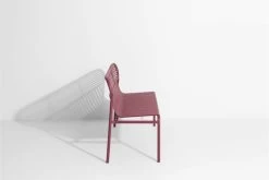 Week-end Bank, Burgunderrot -Lassen Sie Ihre Gartenmöbel fließen. bench week end 28829