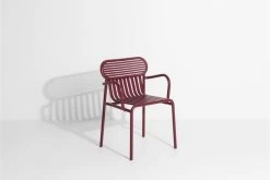 Week-end Brückenstuhl, Burgunderrot -Lassen Sie Ihre Gartenmöbel fließen. bridge by 2 week end 281129