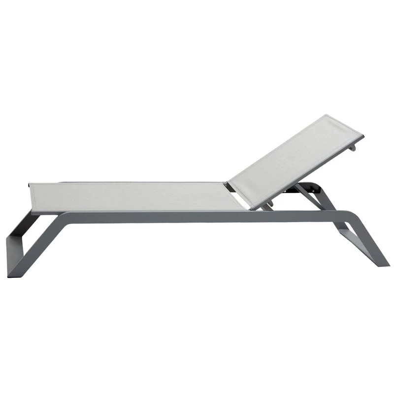 Siesta Sonnenliege, Hellgrau 3 Siesta Sonnenliege, Hellgrau
