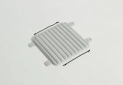 Week-end Sitzkissen, Groß, Perlgrau -Lassen Sie Ihre Gartenmöbel fließen. coussin grand gris 1