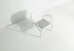 Week-end Sitzkissen, Groß, Perlgrau -Lassen Sie Ihre Gartenmöbel fließen. coussin grand gris 2