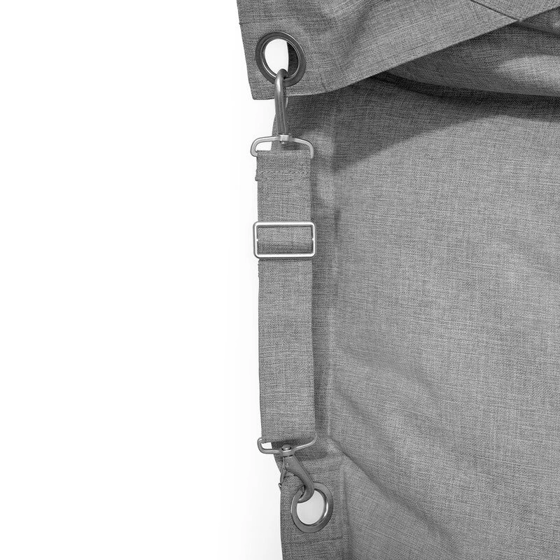 Fatboy Buggle Up Outdoor Sitzsack, Steingrau – Bild 2