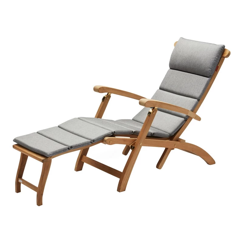Skagerak Barriere Deck Chair Cushion, Ash 3 Skagerak Barriere Deck Chair Cushion, Ash